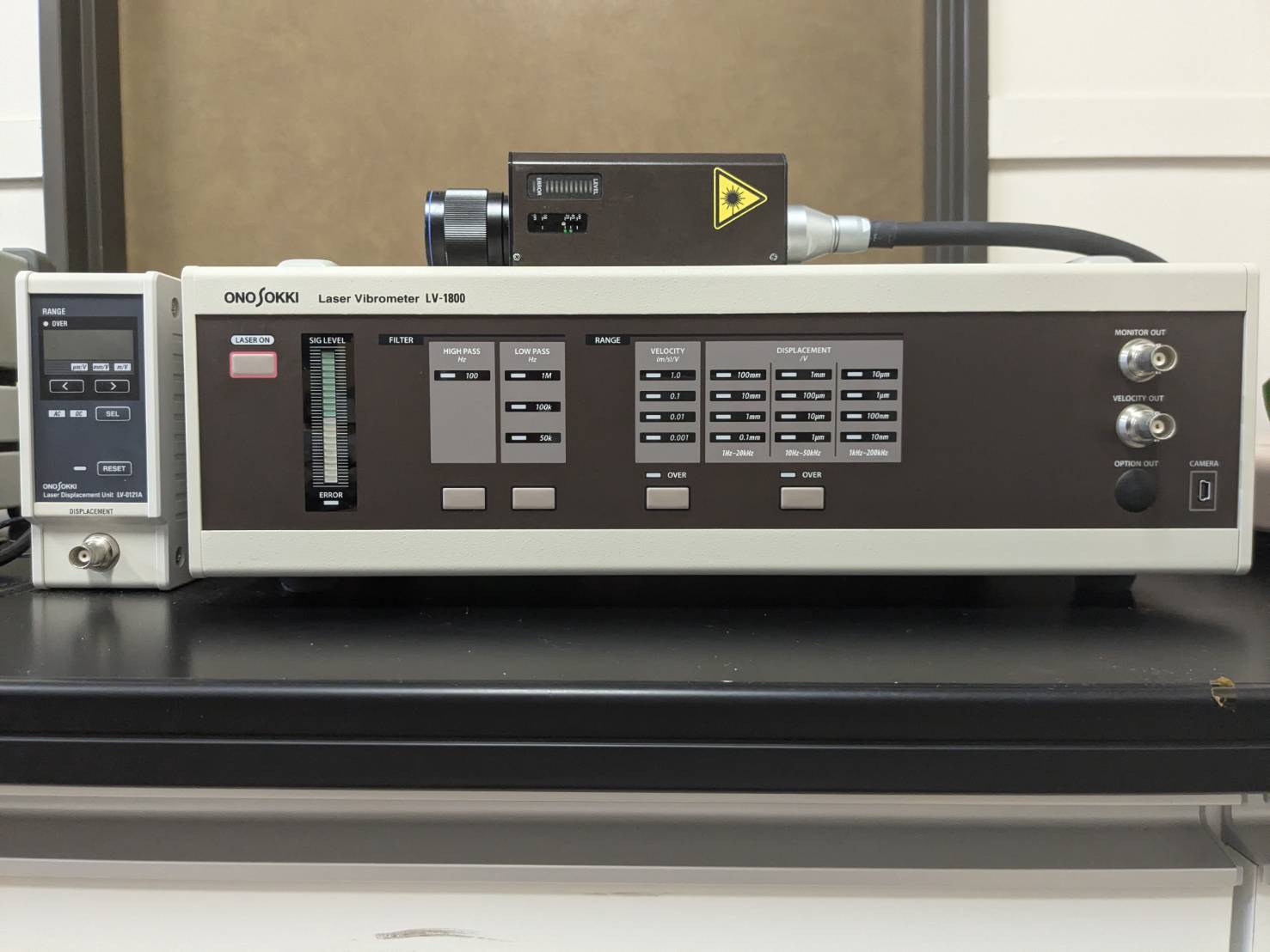 レーザードップラ振動計システム